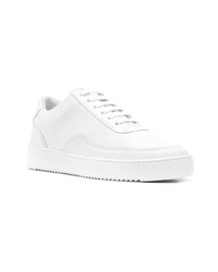 Baskets basses en cuir blanches Filling Pieces