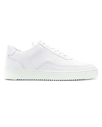 Baskets basses en cuir blanches Filling Pieces