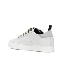 Baskets basses en cuir blanches Low Brand