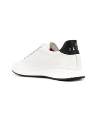 Baskets basses en cuir blanches Philipp Plein