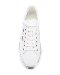 Baskets basses en cuir blanches Philipp Plein