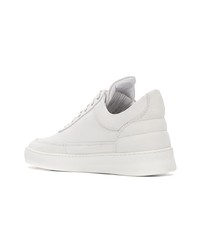 Baskets basses en cuir blanches Filling Pieces