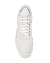 Baskets basses en cuir blanches Filling Pieces