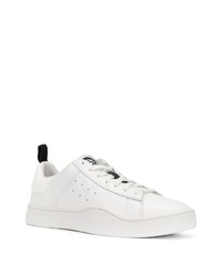 Baskets basses en cuir blanches Diesel