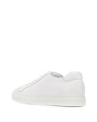 Baskets basses en cuir blanches Scarosso