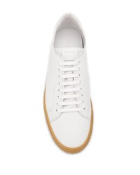 Baskets basses en cuir blanches Scarosso