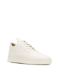 Baskets basses en cuir blanches Filling Pieces