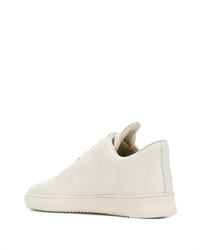 Baskets basses en cuir blanches Filling Pieces