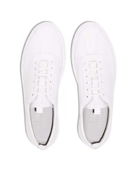 Baskets basses en cuir blanches Grenson