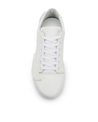 Baskets basses en cuir blanches A-Cold-Wall*