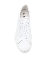 Baskets basses en cuir blanches D.A.T.E