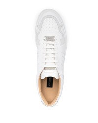 Baskets basses en cuir blanches Philipp Plein