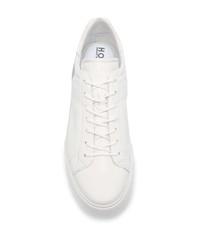 Baskets basses en cuir blanches Hogan