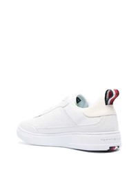 Baskets basses en cuir blanches Tommy Hilfiger