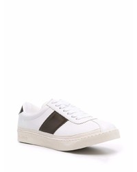 Baskets basses en cuir blanches Tom Ford