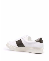 Baskets basses en cuir blanches Tom Ford