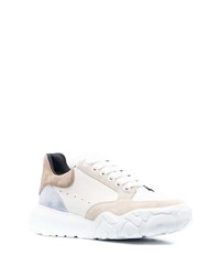 Baskets basses en cuir blanches Alexander McQueen