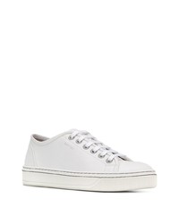 Baskets basses en cuir blanches Lanvin