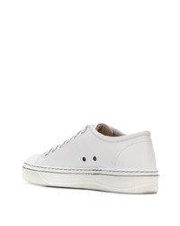 Baskets basses en cuir blanches Lanvin