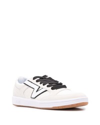 Baskets basses en cuir blanches Vans