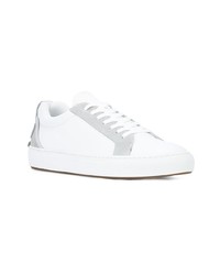 Baskets basses en cuir blanches Buscemi