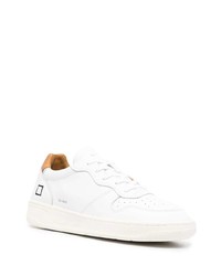 Baskets basses en cuir blanches D.A.T.E