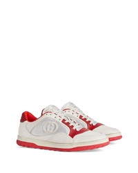 Baskets basses en cuir blanches Gucci