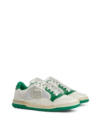 Baskets basses en cuir blanches Gucci