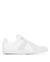 Baskets basses en cuir blanches Maison Margiela