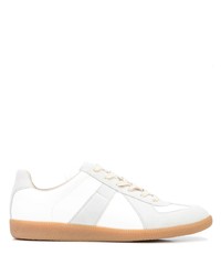 Baskets basses en cuir blanches Maison Margiela