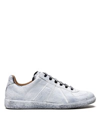 Baskets basses en cuir blanches Maison Margiela