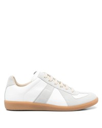 Baskets basses en cuir blanches Maison Margiela