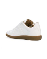 Baskets basses en cuir blanches Maison Margiela