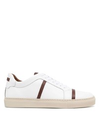 Baskets basses en cuir blanches Malone Souliers