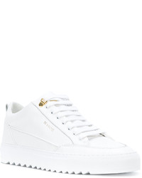 Baskets basses en cuir blanches