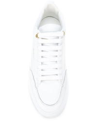 Baskets basses en cuir blanches