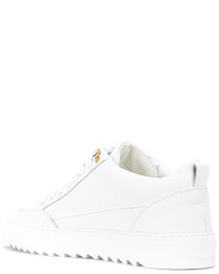 Baskets basses en cuir blanches