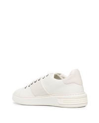 Baskets basses en cuir blanches Bally