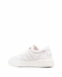 Baskets basses en cuir blanches Bally