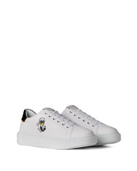 Baskets basses en cuir blanches Karl Lagerfeld