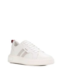 Baskets basses en cuir blanches Bally