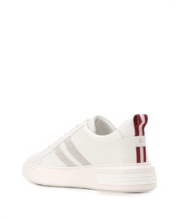 Baskets basses en cuir blanches Bally