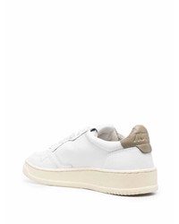 Baskets basses en cuir blanches AUTRY