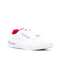 Baskets basses en cuir blanches Plein Sport