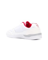 Baskets basses en cuir blanches Plein Sport