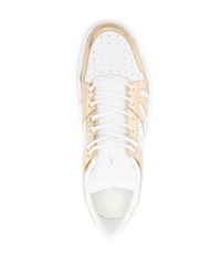 Baskets basses en cuir blanches Giuseppe Zanotti