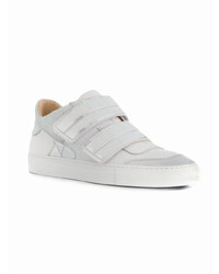 Baskets basses en cuir blanches MM6 MAISON MARGIELA