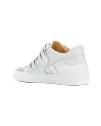 Baskets basses en cuir blanches MM6 MAISON MARGIELA