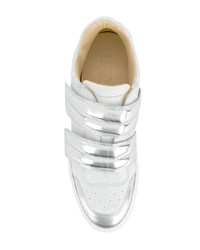 Baskets basses en cuir blanches MM6 MAISON MARGIELA