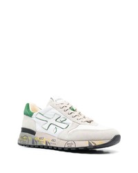 Baskets basses en cuir blanches Premiata